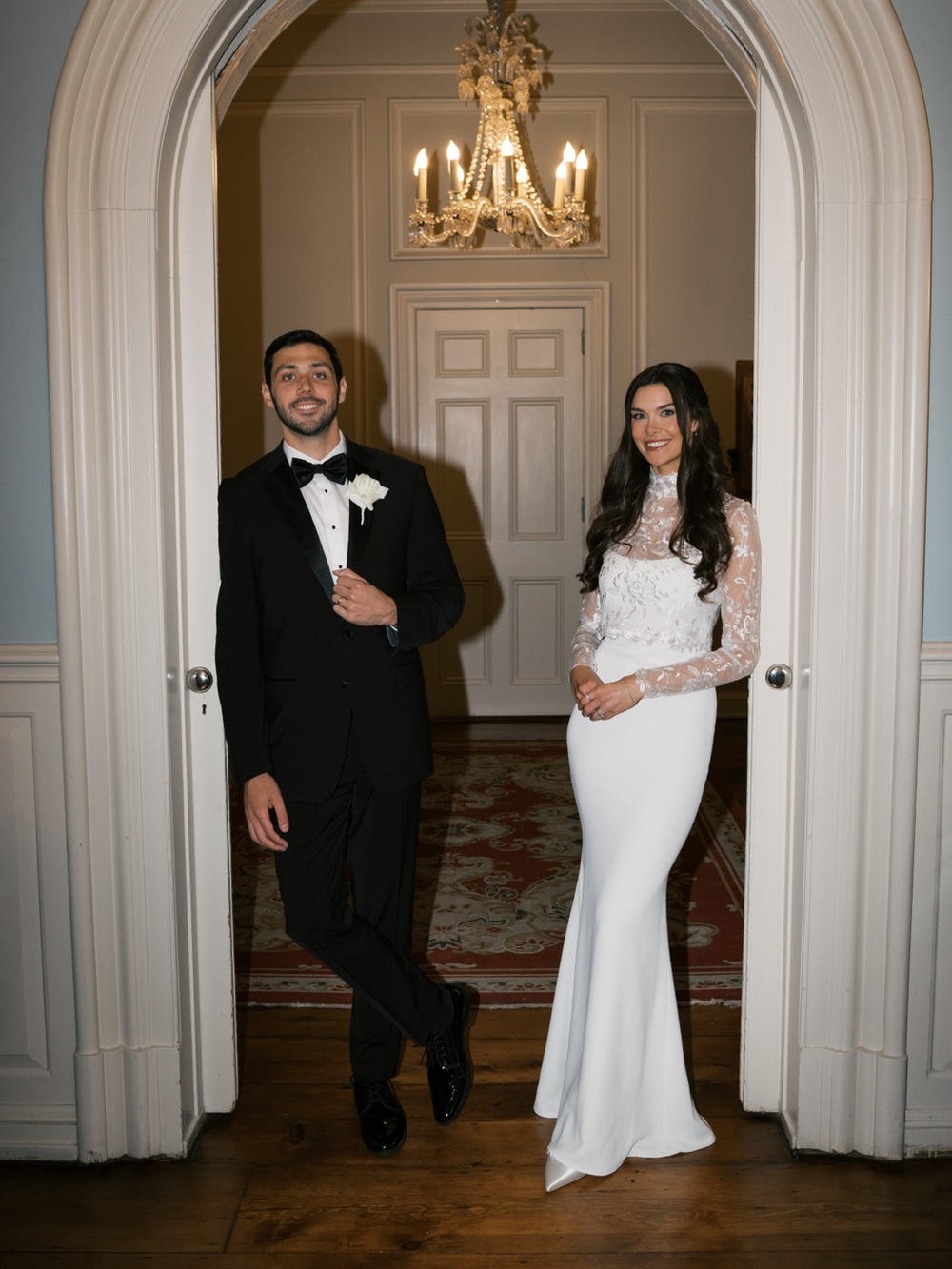 Park & Fifth Ivory Strapless Gown